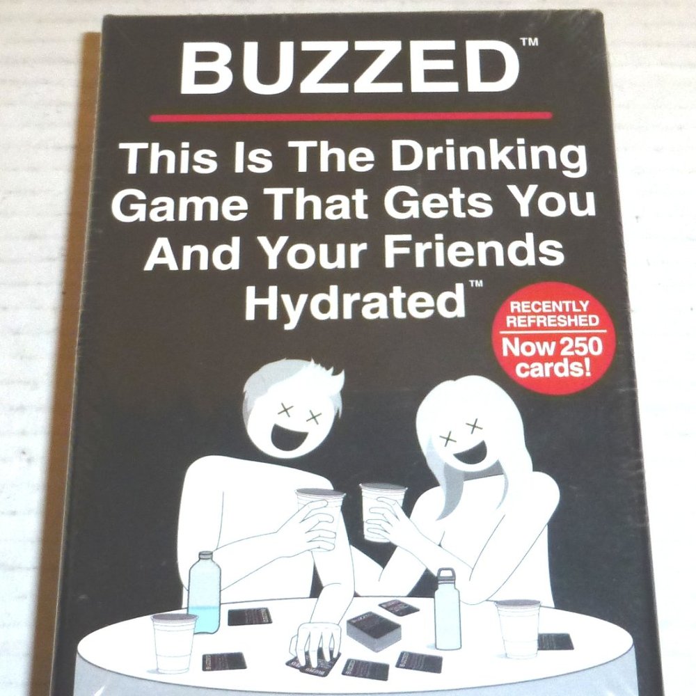 Buzzed - Drinking Card Game (2021) NEW, Sealed